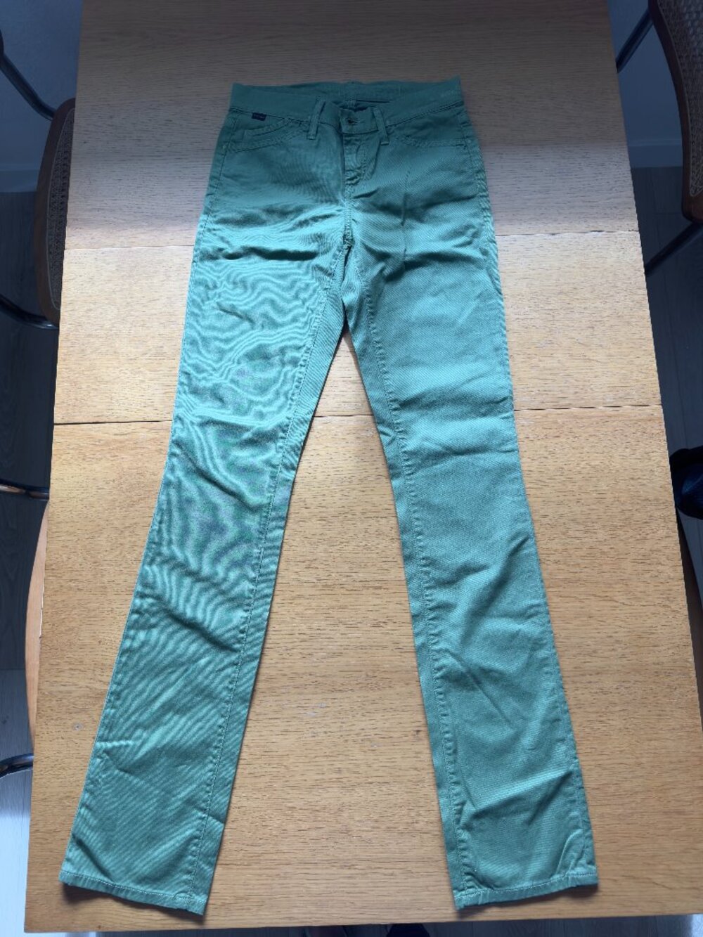 GOLDSIGN Olive Green Skinny Jeans